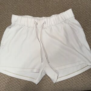 Lululemon Athletica White Athletic Shorts